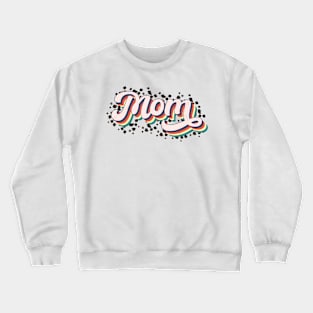 Mom Rainbow Minimalist Crewneck Sweatshirt